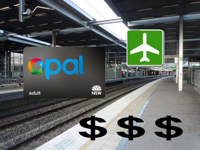 Sydney Airport Trains Terrible Price Gouging
